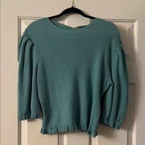 Marc New York Teal Knit Top
